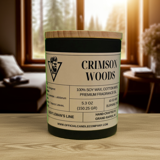 Crimson Woods Soy Candle