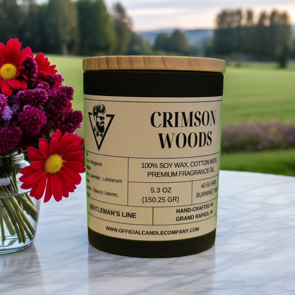 Crimson Woods Soy Candle