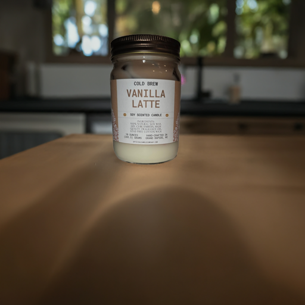 Cold Brew Vanilla Latte Candle