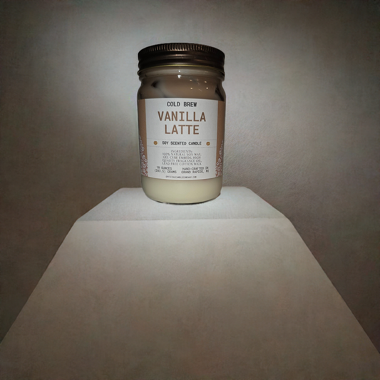 Cold Brew Vanilla Latte Candle