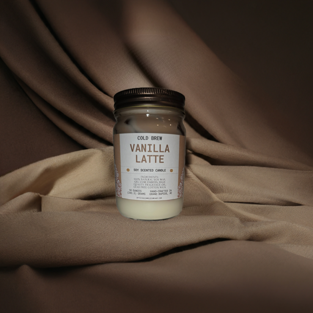Cold Brew Vanilla Latte Candle